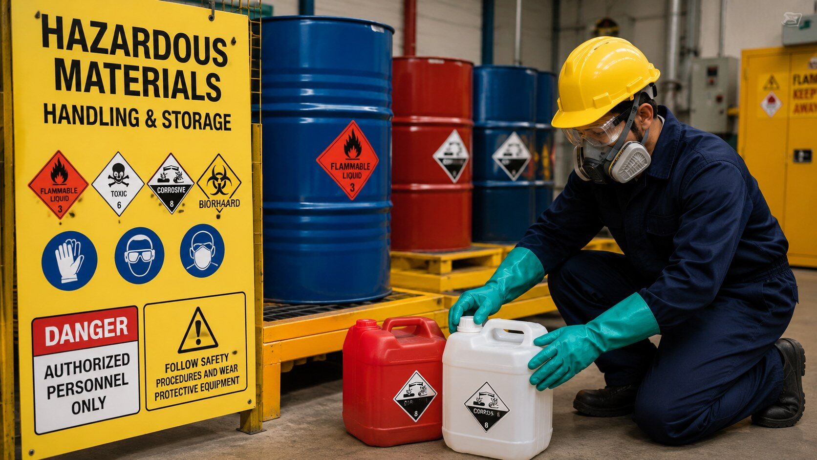 Hazardous Materials (HAZMAT) Handling & Storage